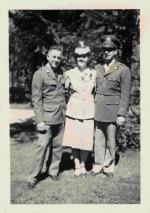 Walter Shay (left) at his cousin Marge's wedding
